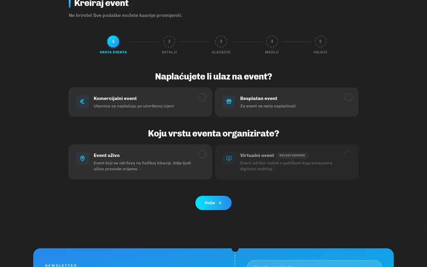 Prvi korak čarobnjaka: pitanja o naplati ulaza i vrsti eventa